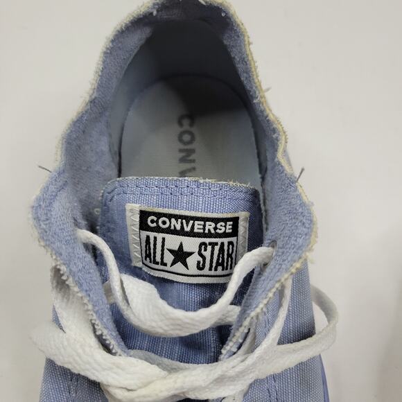 Converse Chuck Taylor All Star Denim Blue Canvas Low Top Sneakers Women's Size 9 - Picture 5 of 8